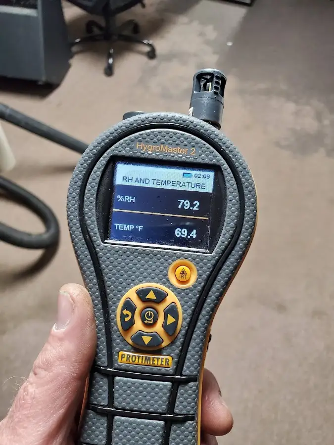Moisture meter humidity assessment for Fire & Smoke Damage Restoration in Terrytown